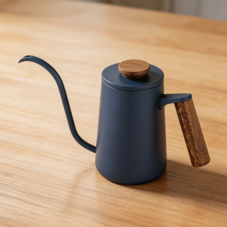 Blue 600ml Stainless Steel Gooseneck Pour Over Kettle