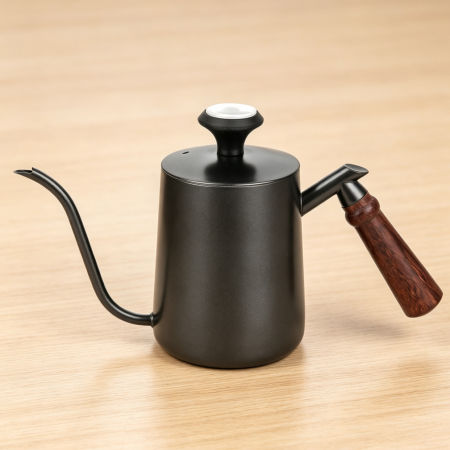 600ml Stainless Steel Gooseneck Kettle with Thermometer